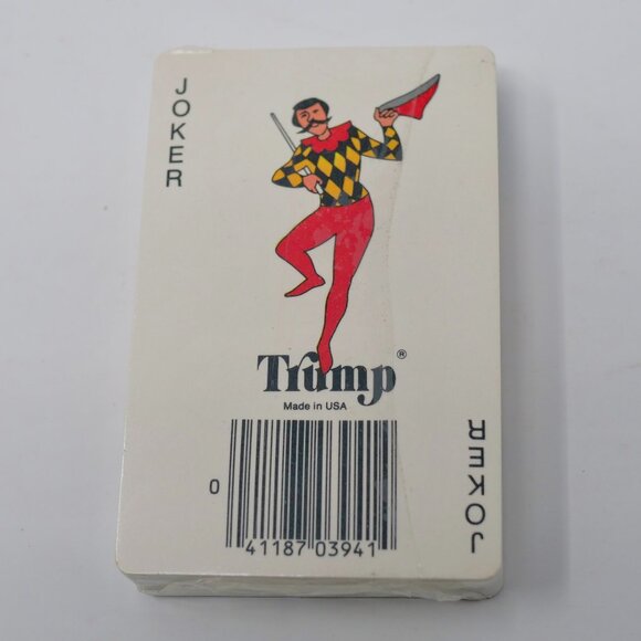 NOS Vintage Trump Sealed Playing Cards Sailing Boat Schooner Ship NEW - Picture 2 of 2